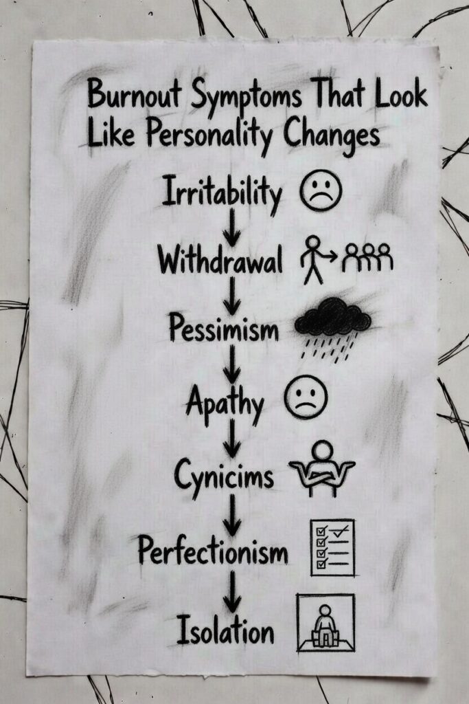 Burnout Symptoms That Look Like Personality Changes
