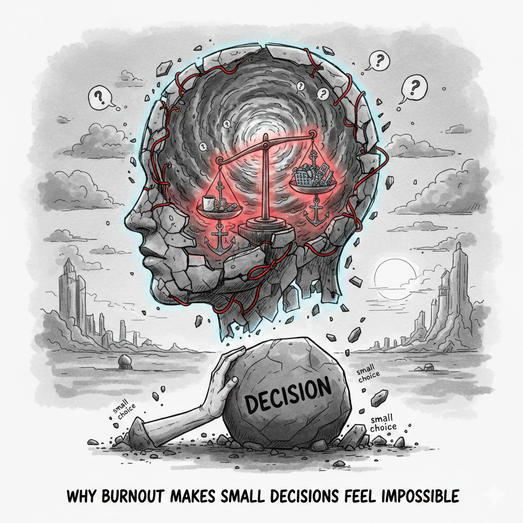 Burnout makes small decisions feel impossible